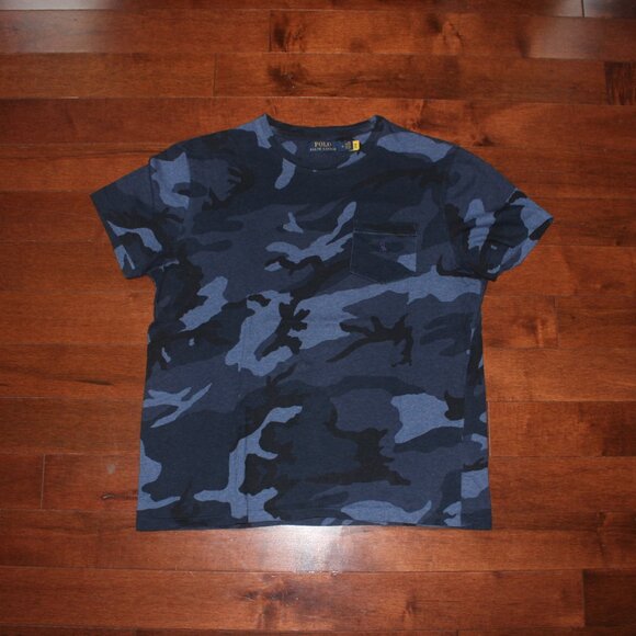 POLO RALPH LAUREN CAMO Pocket tee - Picture 1 of 4